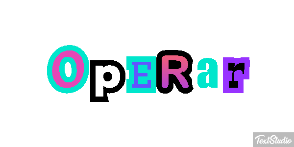 Operar Efeito do texto