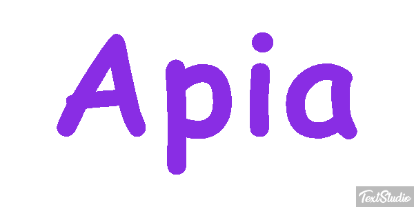 Apia Effetto testo
