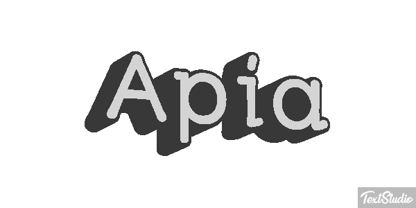 Apia Effetto testo