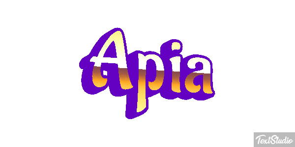 Apia Effetto testo