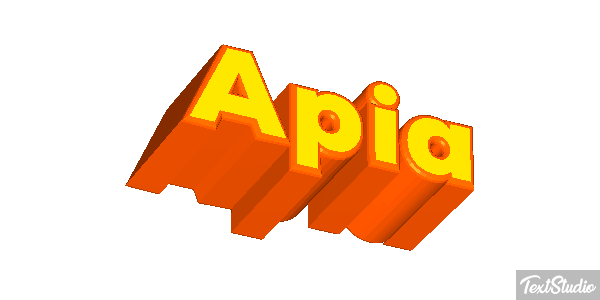 Apia Effetto testo