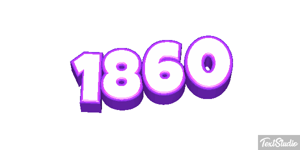 1860 Текстовый эффект