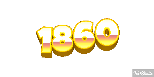 1860 Текстовый эффект