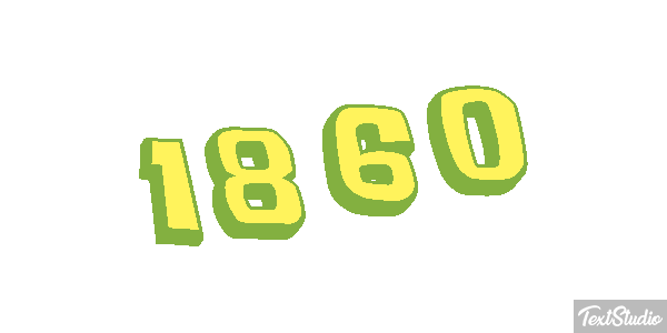 1860 Текстовый эффект