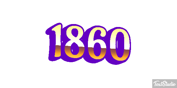 1860 Текстовый эффект