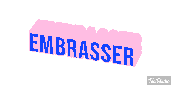 Embrasser Effetto testo