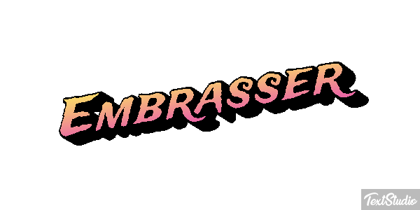 Embrasser Effetto testo