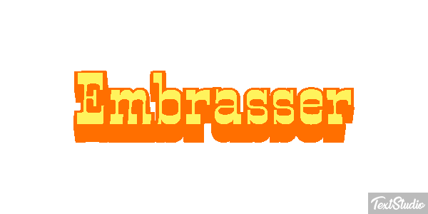Embrasser Effetto testo