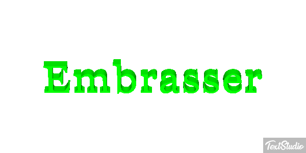 Embrasser Effetto testo