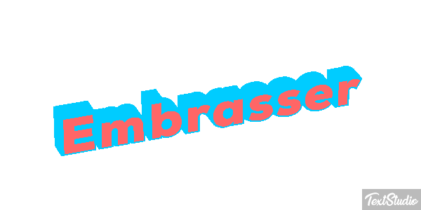 Embrasser Effetto testo