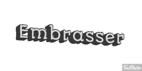 Embrasser Effetto testo