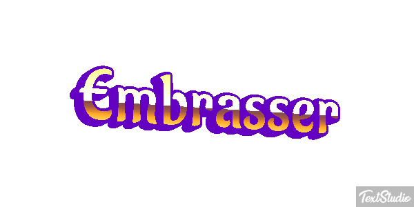Embrasser Effetto testo