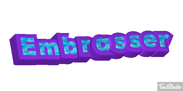 Embrasser Effetto testo