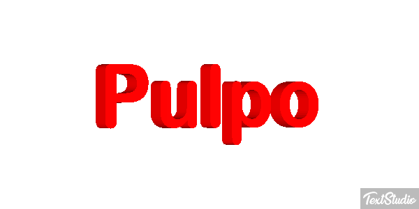Pulpo Efecto de texto