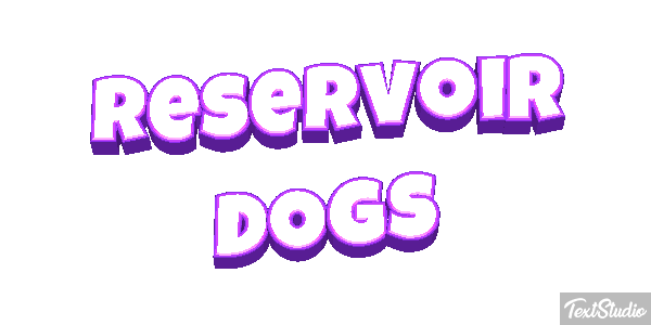 Reservoir Dogs Effet de texte