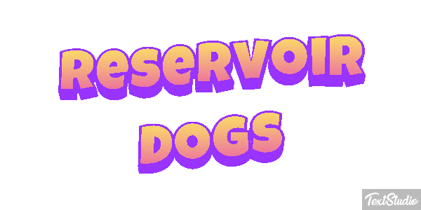 Reservoir Dogs Effet de texte