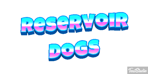Reservoir Dogs Effet de texte