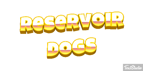 Reservoir Dogs Effet de texte