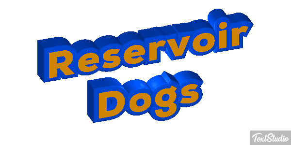 Reservoir Dogs Effet de texte