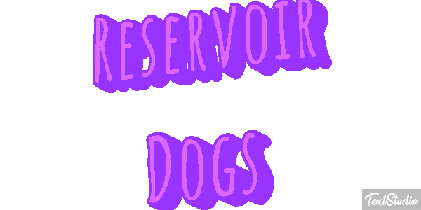 Reservoir Dogs Effet de texte