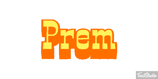 Prem Effetto testo
