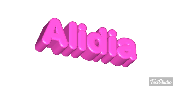 Alidia Efecto de texto