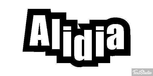 Alidia Efecto de texto
