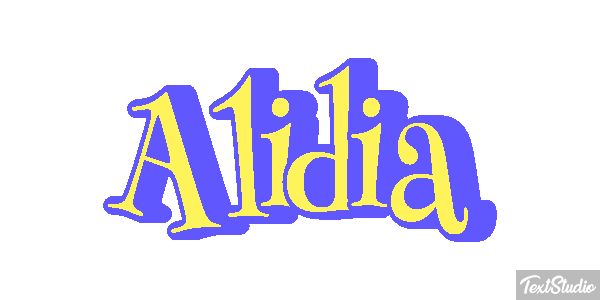 Alidia Efecto de texto