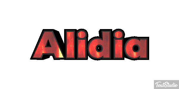 Alidia Efecto de texto