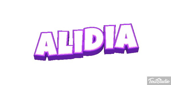 Alidia Efecto de texto