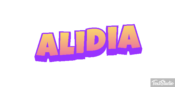 Alidia Efecto de texto