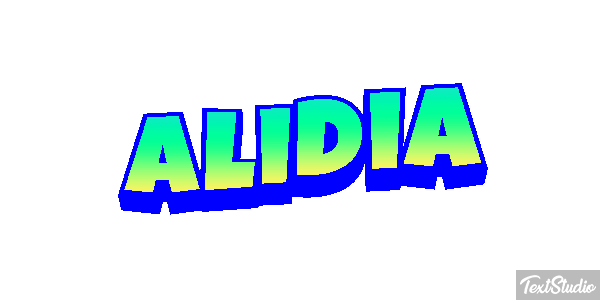 Alidia Efecto de texto