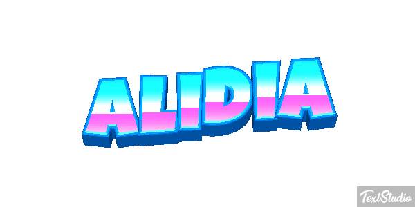 Alidia Efecto de texto