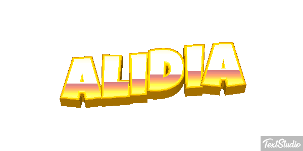 Alidia Efecto de texto