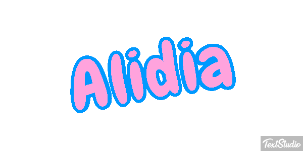 Alidia Efecto de texto
