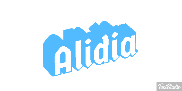 Alidia Efecto de texto