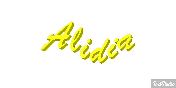 Alidia Efecto de texto