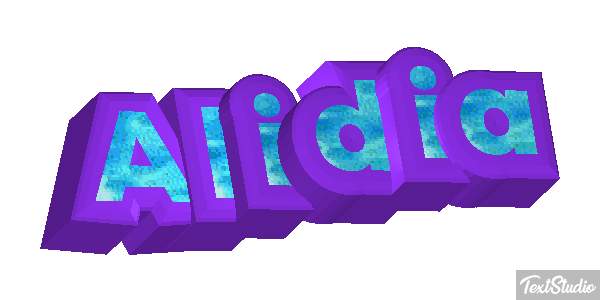 Alidia Efecto de texto