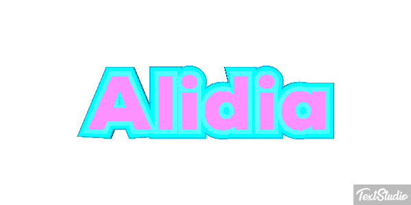 Alidia Efecto de texto