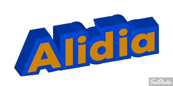 Alidia Efecto de texto