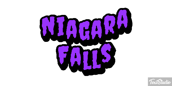 Niagara Falls Efekt tekstowy