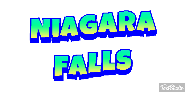 Niagara Falls Efekt tekstowy