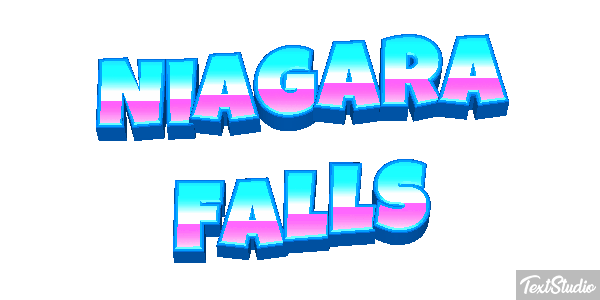 Niagara Falls Efekt tekstowy