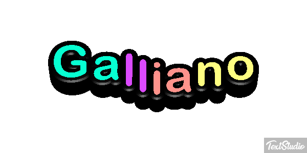 Galliano Effetto testo