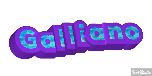 Galliano Effetto testo
