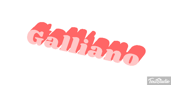 Galliano Effetto testo
