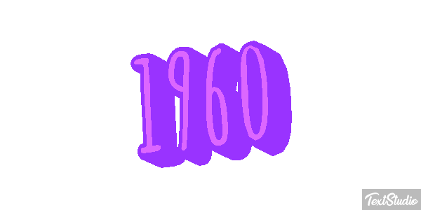 1960 Текстовый эффект