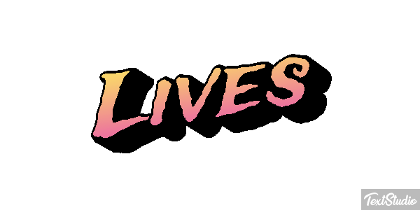 Lives Text effect