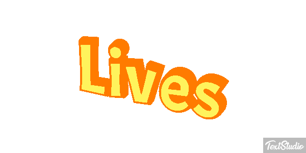 Lives Text effect