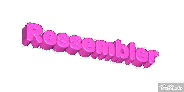 Ressembler Effet de texte
